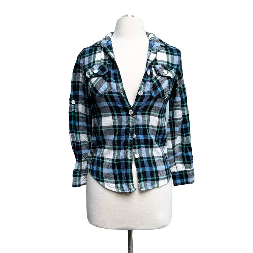 Plaid Fitted Button Down